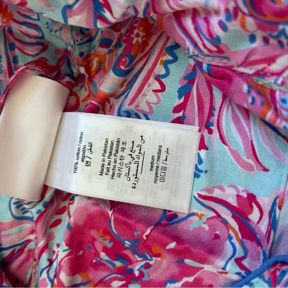 Lilly Pulitzer x PB Teen Isla De Coco Floral Pajamas - Brand New Size M - Picture 3 of 5